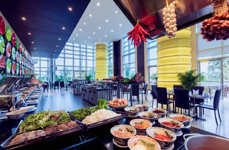 30+ mẫu thiết kế nhà hàng đẹp nhìn là thích 17 Thiết kế nhà hàng buffet