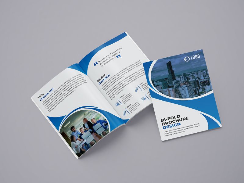 Dịch vụ thiết kế Brochure 2 công ty dịch vụ thiết kế brochure