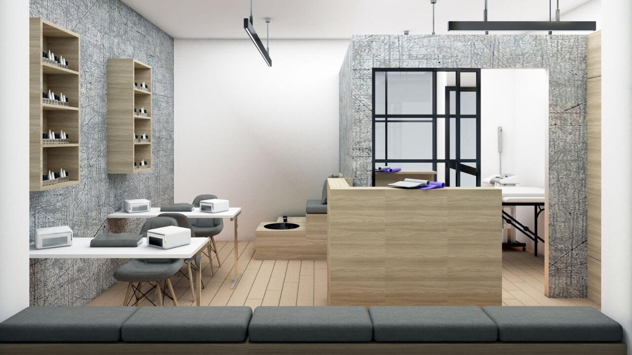 Bau tiệm nail, nhà hàng, thiết kế concept, 3D 12 Add a subheading 2 1